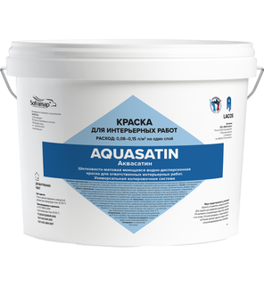 Интерьерная краска Aquasatin 12 База P 0,8 л
