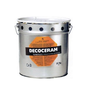 Фасадное структурное покрытие Decoceram в готовых цветах 25 кг