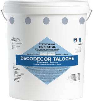Фасадное структурное покрытие Decodecor Taloche 10 База P 25 кг
