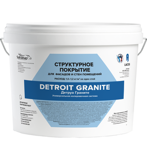Фасадное структурное покрытие Detroit Granite База P 15 кг