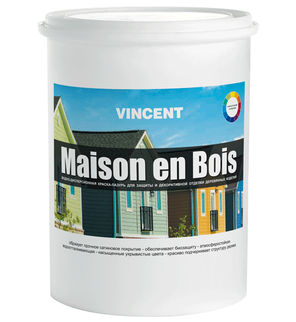 Краска для дерева Maison en Bois База Tr 0,9 л