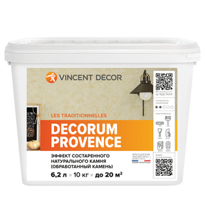 Интерьерное структурное покрытие Decorum Provence 14 кг