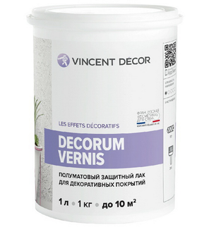 Защитное покрытие Decorum Vernis (полуматовый) База P 1 л