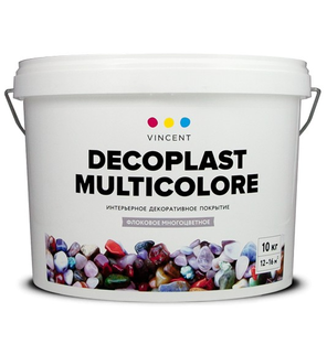 Интерьерное структурное покрытие D-1 Decoplast Multicolore в готовых цветах 10 кг