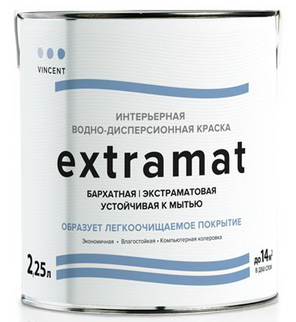 Интерьерная краска Extramat База P 2,7 л