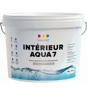 Интерьерная краска Interieur Aqua 7 База P 9 л