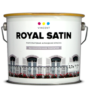 Интерьерная краска Royal Satin База Tr 8,1 л
